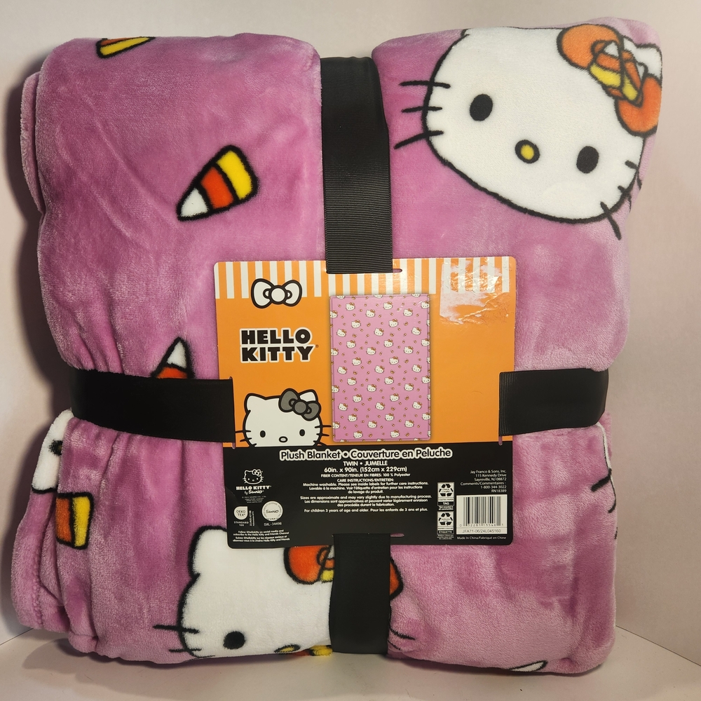 Hello Kitty Plush Blanket - Pink